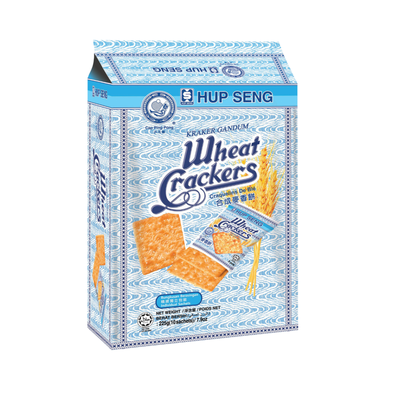 Hup Seng Wheat Cracker 225g (10s) Ja Lan Tiong